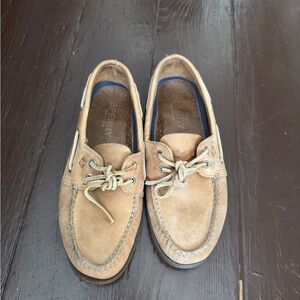 Sperry Tan Boat Shoes